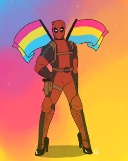 kuboe:  happy pride to everyone(esp the straight dudes who complained that wade was “too gay” in dp2)