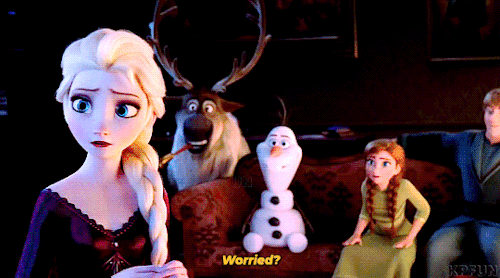 kpfun:Anna thinks Elsa is still playing charades