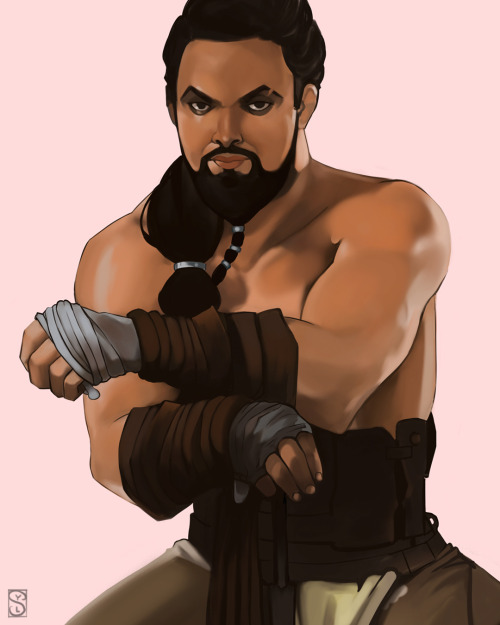 Sixfanarts challenge N. 2Khal drogo from Game of thrones! #game of thrones #khaldrogo#Fanart#sixfanarts #six fanart challenge #digital painting#digital art