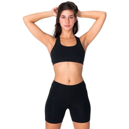 haideen30n: American Apparel Cotton Spandex Jersey Cycle Short ❤ liked on Polyvore (see more america