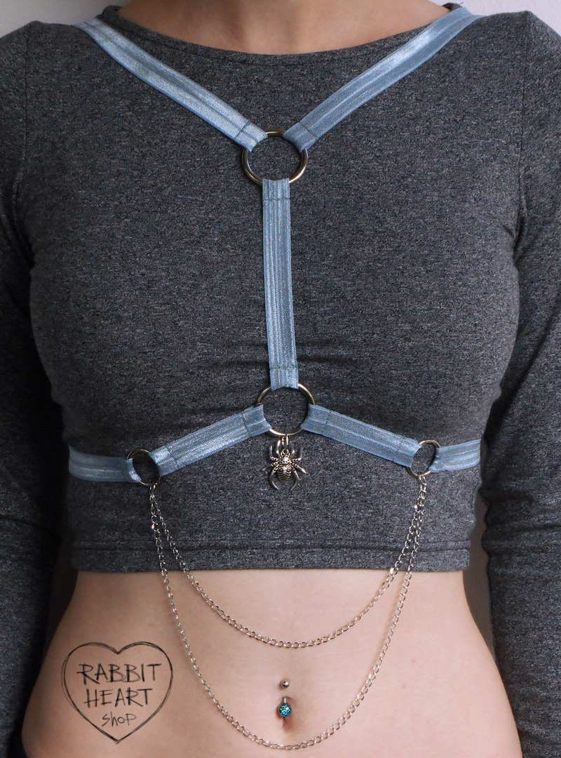 rabbitheartshop:  rabbitheartshop:Elastic “Spider” Harnessavailable on RABBIT