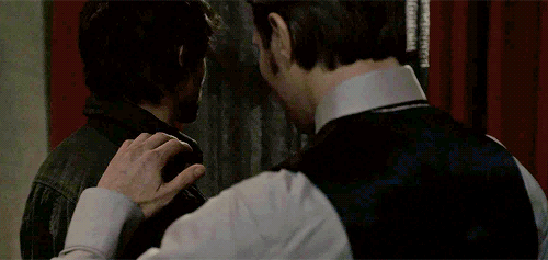 mikkelsenmads:Hannibal and Will → touching for anon