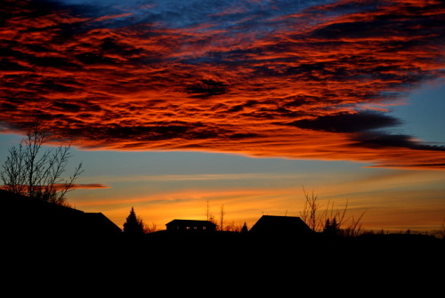 nordurey:  Throwback to the time the sky looked like it was on fire