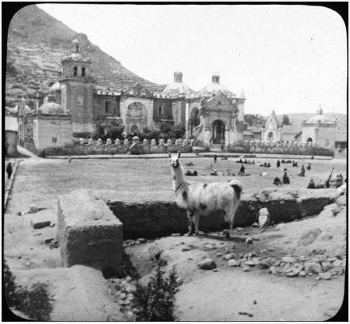 lowcountrydigitallibrary: Famous Copacabana Church Near Lake Titicaca, Bolivia  Previously the 