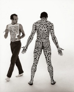 negromodelo:  Keith Haring + Bill T. Jones, 1983 
