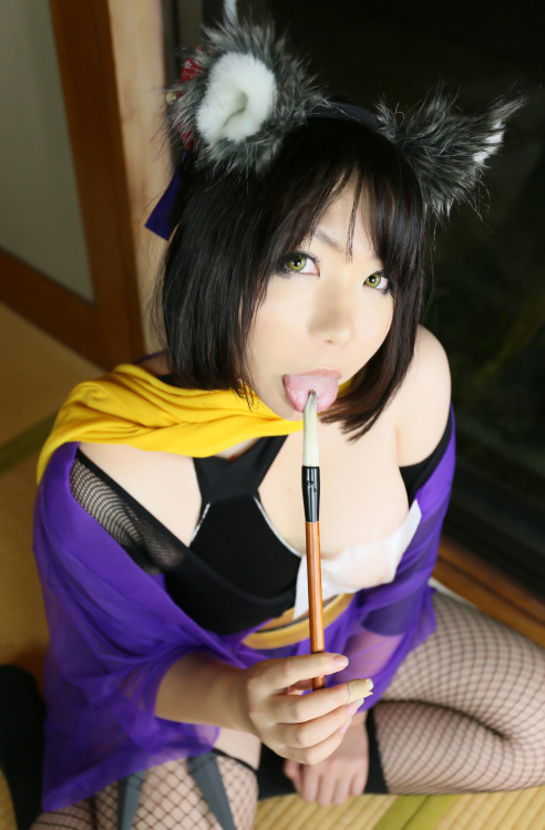 Cute Cosplay Girl Higurashi Rin (Kitsune-Chan) 1-50