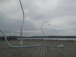 transhumanisticpanspermia:   gentlemanbones:  punnettcircle:  Remember the time it was so hot in halifax that the lampposts melted because I completely forgot to post about it when I was actually in halifax so here it is 2 weeks late  They just look so