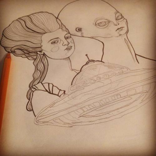 #tattoo #tattoodesign #tattoosketch #tattoodrawing #tattooartist #tattooart #ufotattoo #ufo #alien #