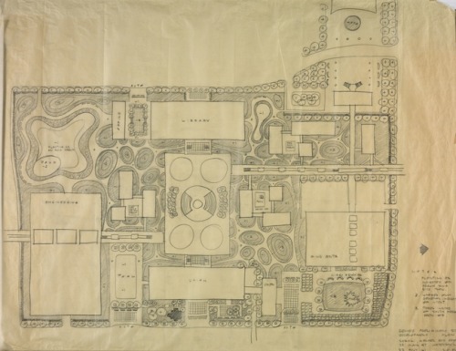 University of Illinois, Chicago Circle Campus, Revised Preliminary Site Development Plan (Planting P