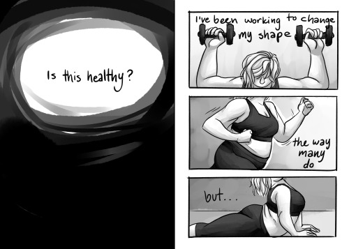 angryartist113:  “Is This Healthy” is a comic that I made for an independent study in which I looked deeper into the idea of health, mental, physical, and emotional as it relates to myself.   This project was extremely personal and I thank any of