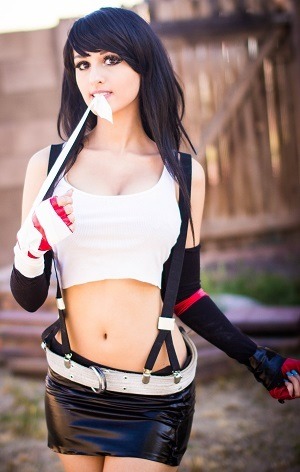 summoning-all-gamers-blog:  Cosplayer: SSSniperwolf Tifa | Final Fantasy VII Hilda | Pokemon Kuronue | Yuyu Hakusho Big Boss | Metal Gear 