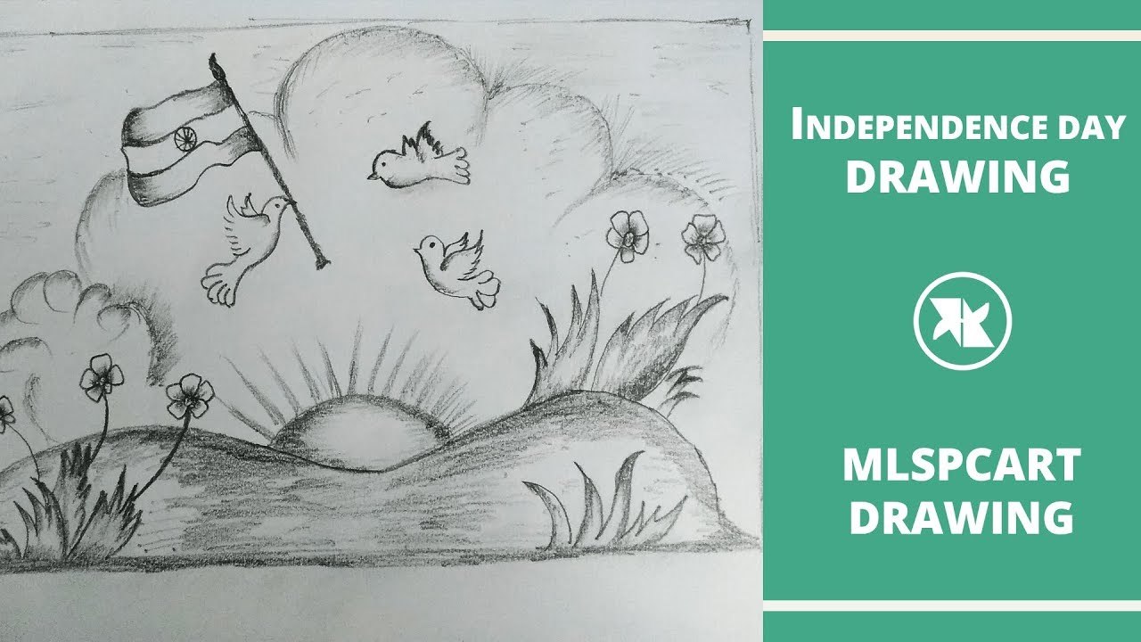 Creative & Easy Independence Day Drawing ideas on 15 August for Kids