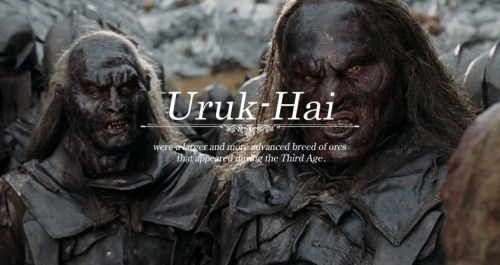 dalekjast:  Races of Arda [1/2]  Evil Races  