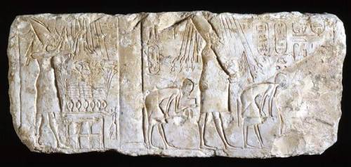 Sed-festival of AkhenatenA depiction of the Sed-festival of Akhenaten, fragment. Showing Akhenaten w