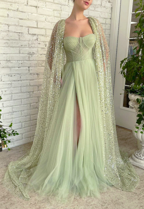 Favourite Designs: Teuta Matoshi ‘Soft Green Sparkles’ Gowns