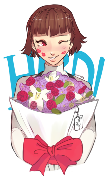 meterapix:hope makoto has a very okujima birthday