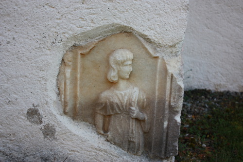 Yet one funerary portrait, this time depicting a Roman girl * Parish church of St. Rupertus* Sankt V