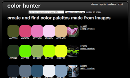 forbiddenforest:  COLOR PALETTE MASTERPOST by forbiddenforest So today I felt like sharing some useful websites that provide pre-made color palettes (left side), as well as sites that allow you to create custom ones (right side). They can be used for