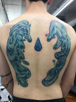 Shadowblade58:The Amazing Artist Dement09 Created This Awesome Lapis Tattoo For Me