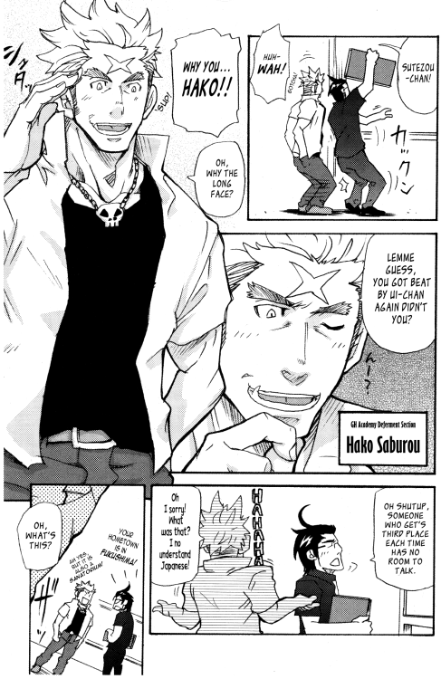 yay4bara:  Takeshi Matsu - Nothing Wrong With Constant Competition!Part 1/3Translated by Leon990 