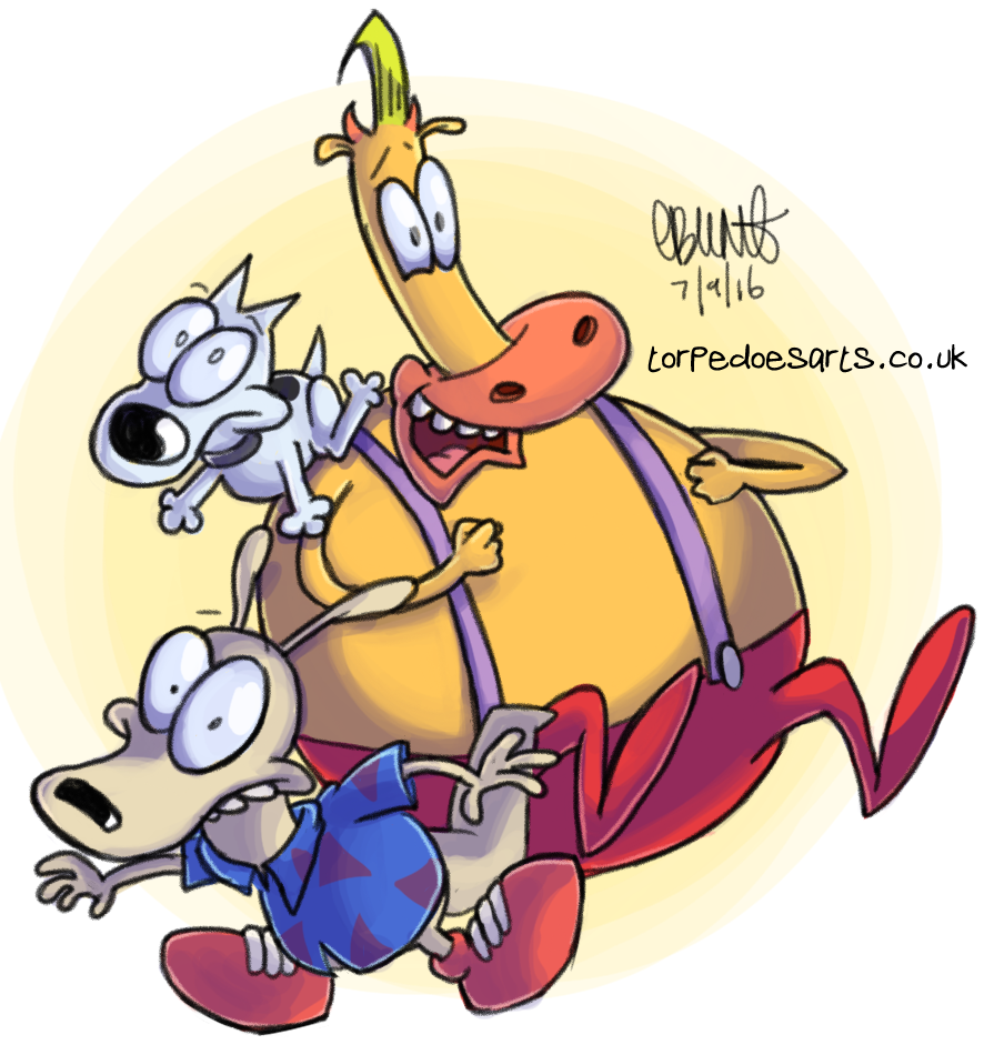 torpedoesarts:  more Rocko | more 90′s stuff 