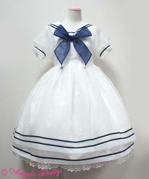 angelicprettyrelease:  Fairy Marine One Piece comes in ; white/pink/sac/lavender