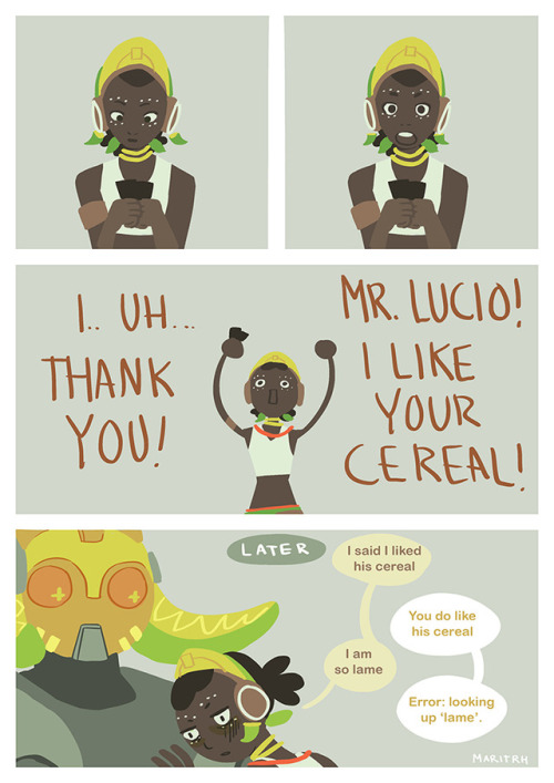 singultus:In my head I want Lucio to be everyone’s biggest fan and he legit fanboys out after 