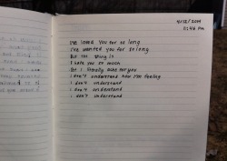 ivorythought:  Day 1- “Ache” I’ve loved you for so long I’ve wanted you for so long But the thing is  I hate you so much Yet I literally ache for you I don’t understand how I’m feeling I don’t understand I don’t understand I don’t understand