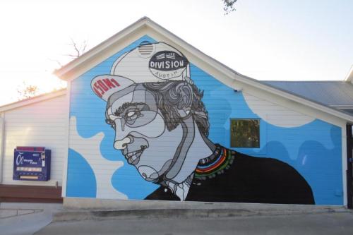 rollersinstinct: Eddy ‘The Cannibal’ Merckx by David Flores in Austin, Texas.
