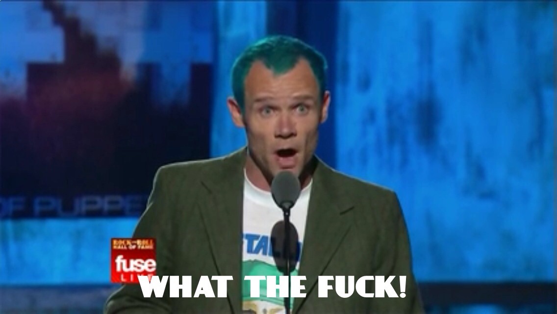 stairwaytosuburbia:  Flea about Metallica: “when i hear them i say WHAT THE FUCK?