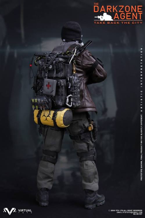 joh-gaming: VTS Toys 1/6th scale The Darkzone Agent 12-inch figure is based on Tom Clancy’s The Di