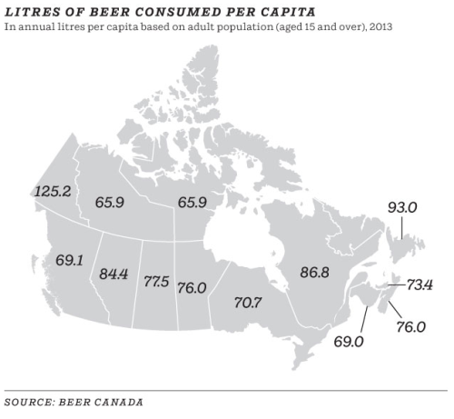 nationalpost: Atlas of Us: Canoe sex, marijuana use and other statistical maps of CanadaWhat do