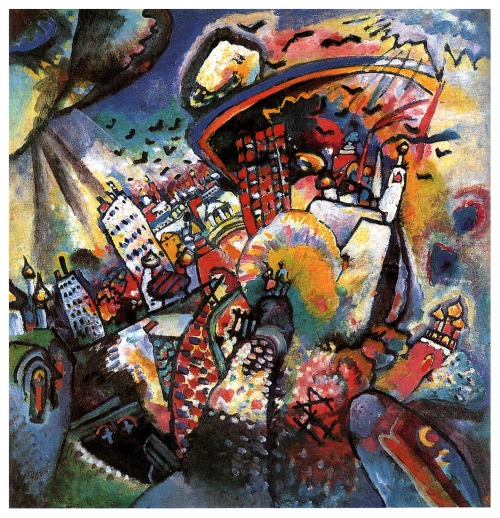 artist-kandinsky: Moscow I, 1916, Wassily KandinskyMedium: oil,canvas