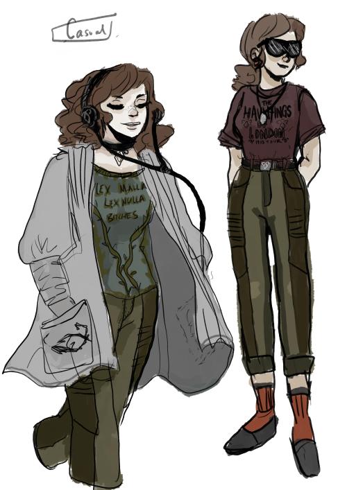 I am once again praying that CC considers a Shadowhunters Fashion Line. (click for better quality)