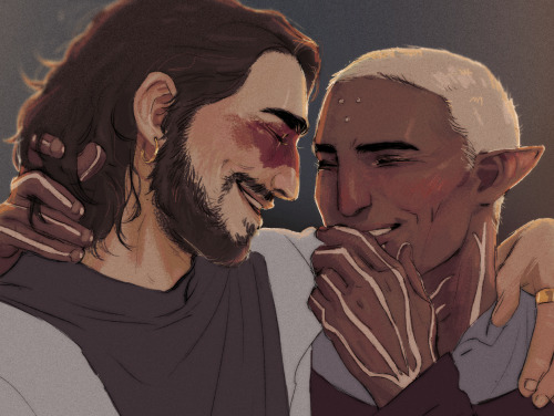 just two drunk men loitering outside the hanged man, busy with falling in love &lt;3You all expected