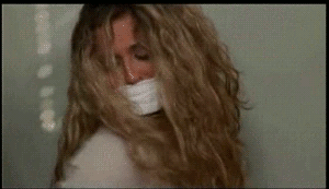 gaggedfts:  sensualhumiliation:  struggling helpless  Attractive Roped &amp;