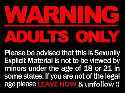 Warning - Adults only