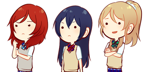 gayidolanimetrash:  The three stooges, the voices of reason, and da baes. 