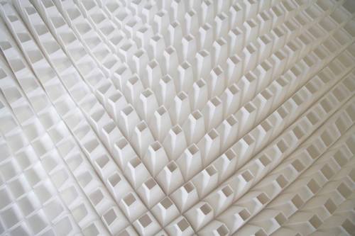 Matt Shlian artwork. Mt Parker for Swire - paper 36 x 54 x 6 in (photo by Thea Augustina Eck)