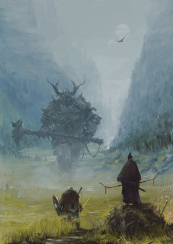 Fantasy-Art-Engine:  Meeting With A Warlord By Jakub Rozalski 