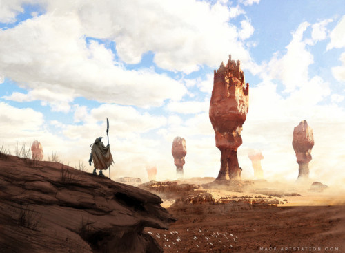 ArtStation - Same shot, diffrent story., by Mack Sztaba
