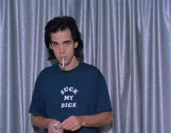 velvetnyc:  Nick Cave poses for a portrait