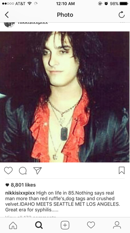 heroin-diary: Nikki roasting his younger self on instagram is what I live for.