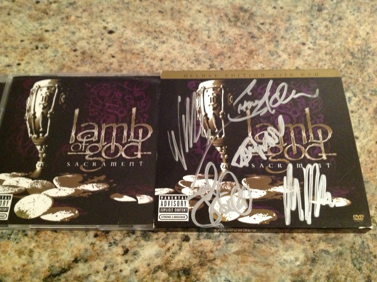 I&rsquo;ve met Lamb of God a few times,had this cd signed when they toured with