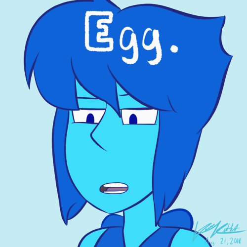 “’E’ is Even more than anyone that you adore can love…” (I don’t blame Lapis for getting this