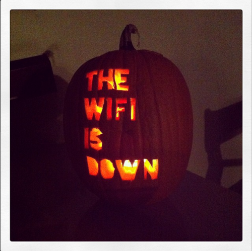 meganmackay:this year i carved a REALLY spooky pumpkinHah looks like my last year’s pumpkin.