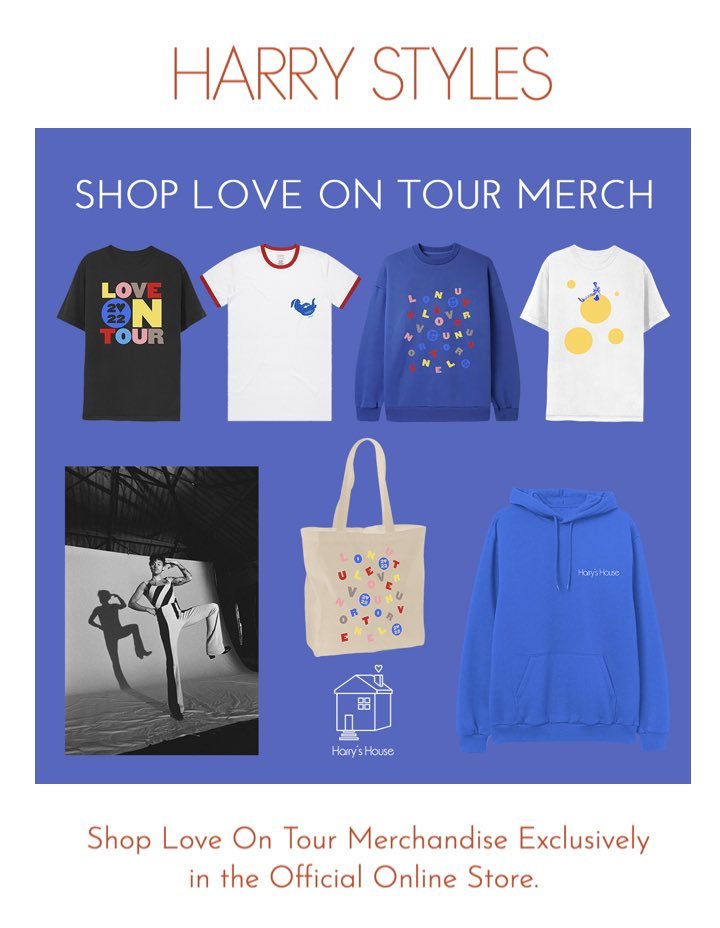 2 MORE DAYS OF HARRY STYLES #LOVEONTOUR MERCH POP UP! ✨ Get yours