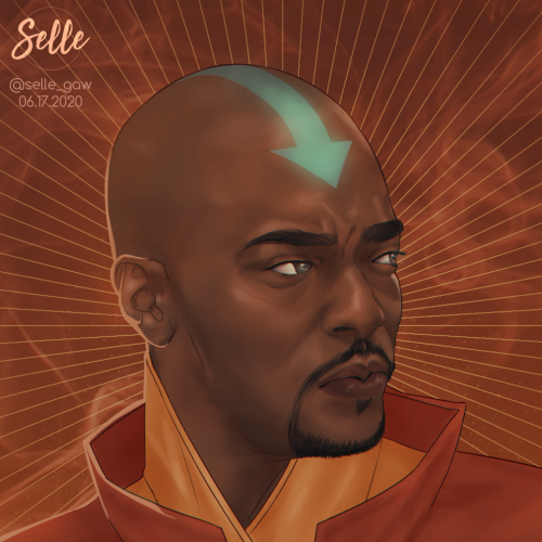 Sam Wilson | ATLA AU I chose him to be the Airbender cuz he&rsquo;s the falcon.  My ot