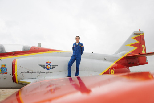 Rosa García-Malea // Captain Spanish Air Force shot for YoDona magazine