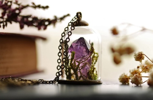 wiccamoonlight: terrarium jewelry | Ruby Robin Boutique